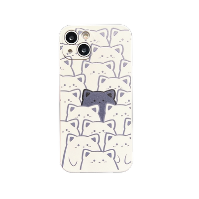 苹果iPhone硅胶可爱保护壳