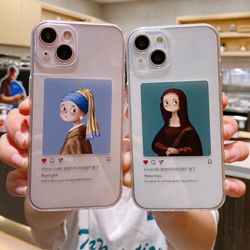 苹果iphone硅胶卡通透明直边软壳