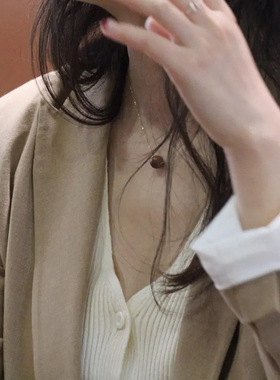 老山堂天然含延长18K金链子