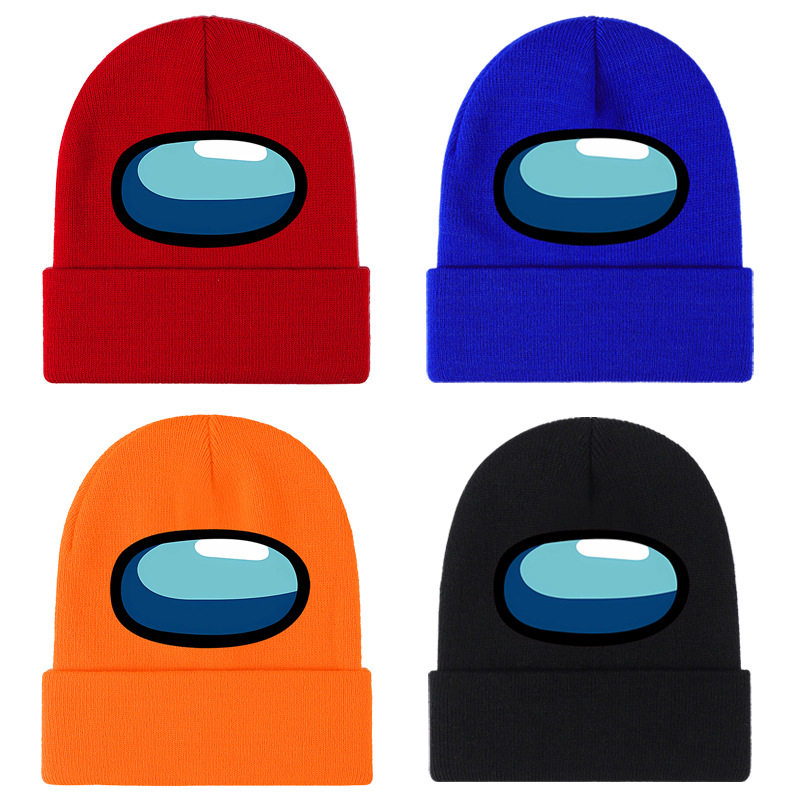 among us在我们之中太空狼人杀针织帽子秋冬保暖毛线帽男女童学生