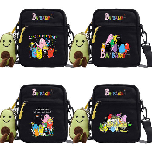 Barbapapa巴巴爸爸小方包新款卡