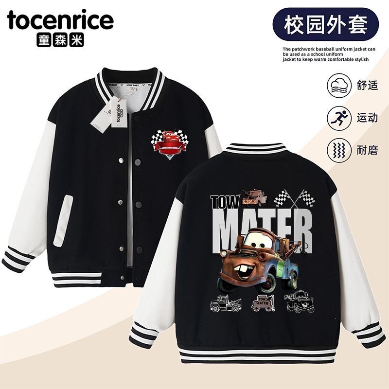 赛车总动员板牙儿童棒球服男女童