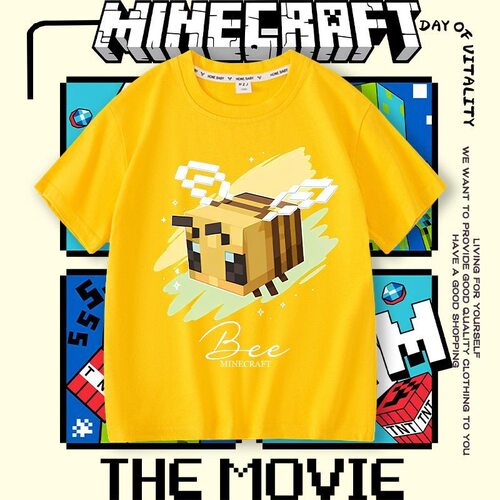 Minecraft我的世界蜜蜂童装短袖