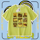 backrooms 游戏周边短袖 T恤男女童上衣半袖 外贸后室 打底衫 潮