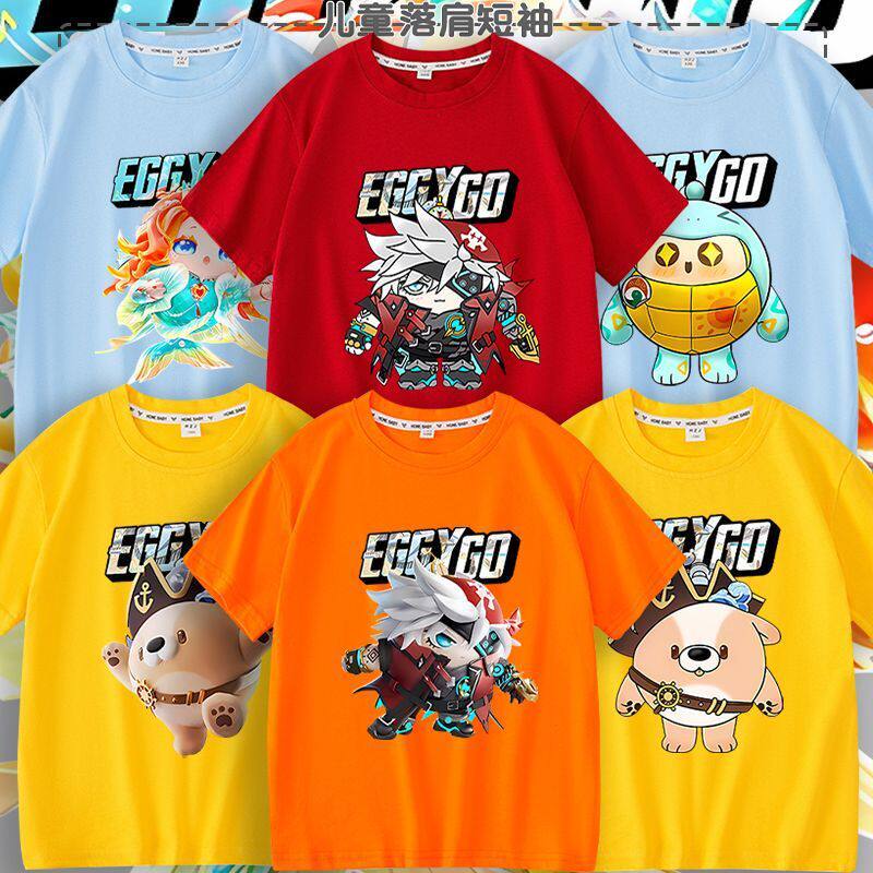 卡通动漫儿童短袖T恤中大童半袖2026新款夏装男女童透气上衣夏季
