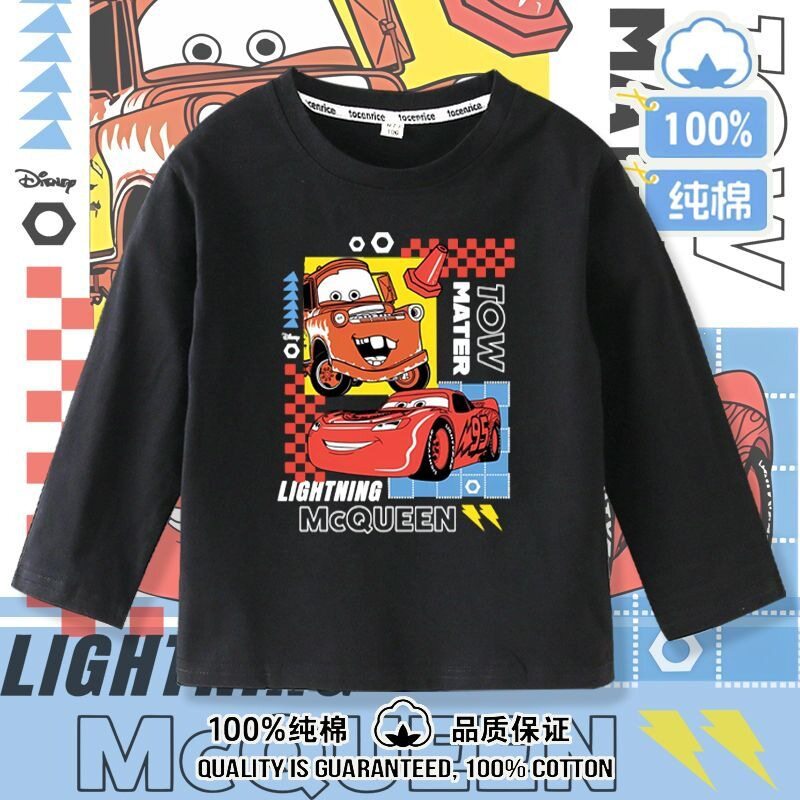 闪电麦昆汽车儿童衣服儿童春秋