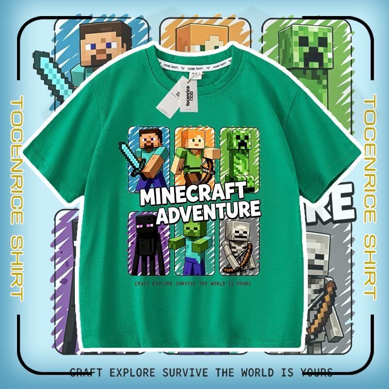 新款Minecraft我的世界卡通儿童