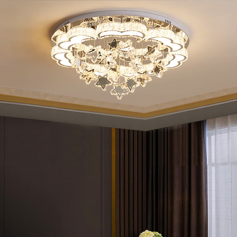 卧室灯餐厅灯客厅吸顶水晶灯