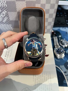 此链接为预付款 MESSI 梅西·LEO 美蒂斯登｜漆绘珐琅陀飞轮腕表