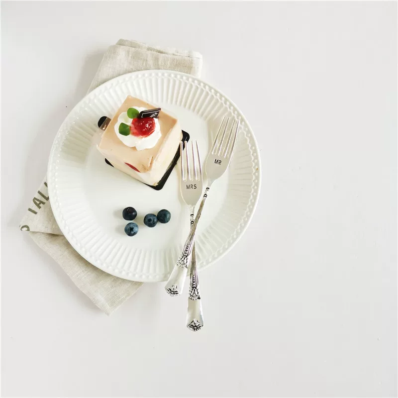 Free shipping exported to the United States MUD*PIE fork Simple Nordic Western Western Cooking Table Food