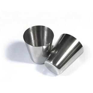 户外酒壶伴侣 304不锈钢超小30毫升不锈钢小酒杯白酒杯