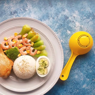 大圆球饭团模具大勺大号半球米饭磨具宝宝喂饭盖浇饭圆形盛饭勺器