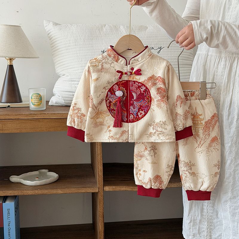 婴幼儿衣服春秋装中国风