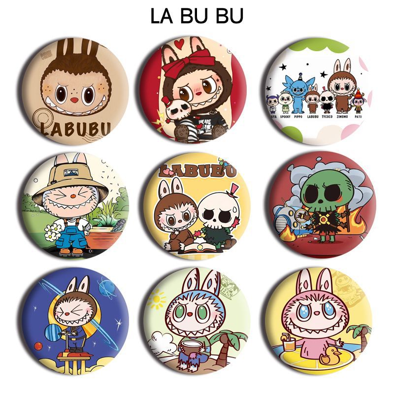 LABUBU拉布布徽章动漫周边