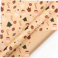 New Christmas cowhide wrapping paper DIY set Christmas wrapping paper thumbnail 3