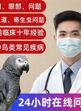 鹦鹉生病咨询问诊牡丹玄风鸟问诊鹦鹉宠物医生24在线诊疗异宠问诊