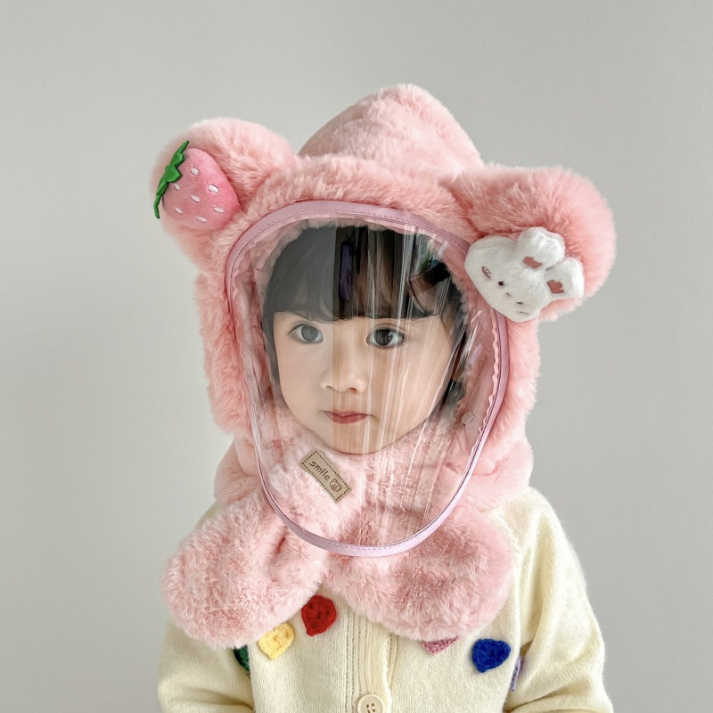 儿童帽子冬季防风护脸面罩一体帽可爱卡通护耳加厚保暖防寒帽宝宝,童装/婴儿装/亲子装,帽子,淘宝优惠券,粉丝福利购,淘宝优惠卷