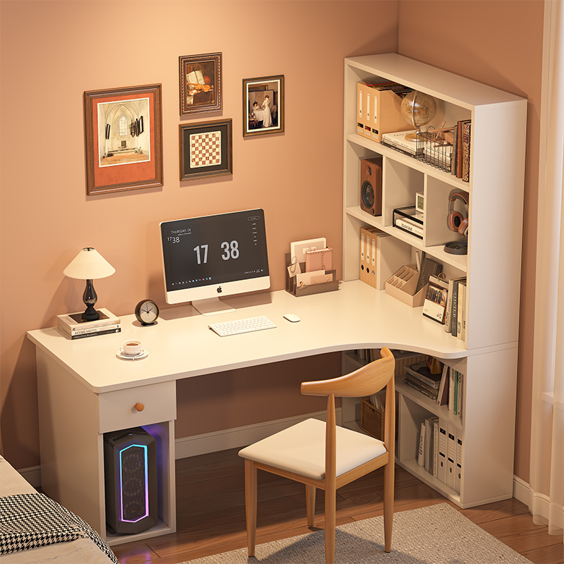 本木自在简约现代电脑桌