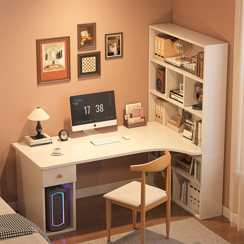 本木自在简约现代电脑桌