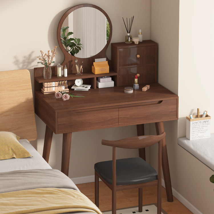 梳妆台卧室现代简约床头化妆桌收纳柜一体小户型网红ins风化妆台,住宅家具,梳妆台/桌,淘宝优惠券,粉丝福利购,淘宝优惠卷
