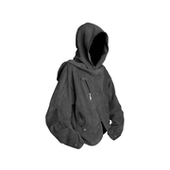 RELABEL 宽松夹克 麂皮可拆大兜帽翻驳领短款 空间关系 伏线续