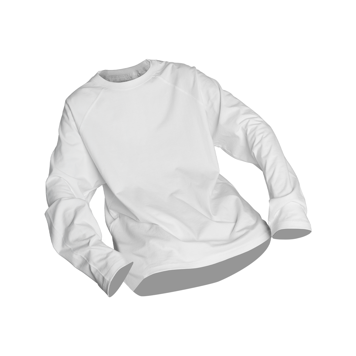 双缝走线插肩打底衫长袖T恤