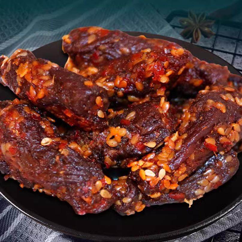 游牧佳人五香牛肉250g四川特产麻辣牛肉条成都零食小吃独立小袋