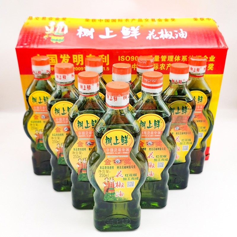 树上鲜花椒油250ml*16瓶图片