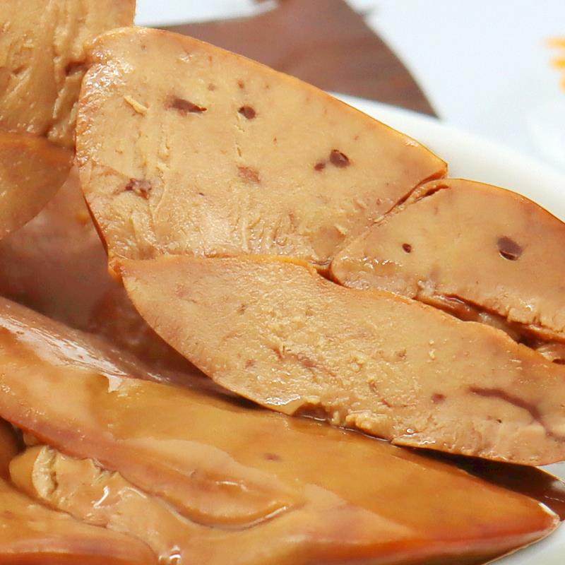 香野王酱鹅肝法式风味即食小包装卤味熟食鹅肉小零食500g整盒20包