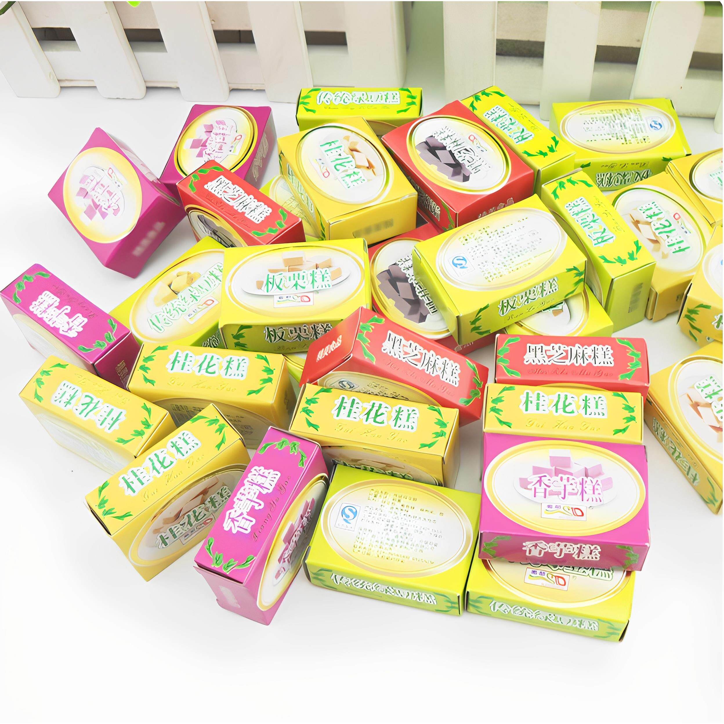 蜀都成都特产组合糕点360g四川黑芝麻桂花绿豆糕小盒装糕点心零食