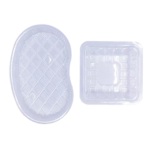 一次性弯盘腰形换药盘塑料牙科托盘透明消毒换药盒无菌独立80只