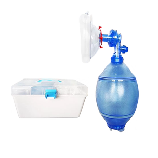 简易呼吸器医用人工呼吸急救呼吸球囊面罩连接管储氧袋复苏气囊机