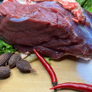 牦牛肉甘肃天祝白牦牛肉新鲜生牛肉耗牛肉国产白毛牛真空装2.5kg