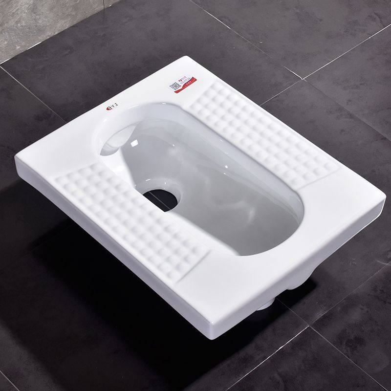 沉水弯蹲便器家用直排蹲便器存水弯陶瓷蹲坑大便器带冲水箱厕所