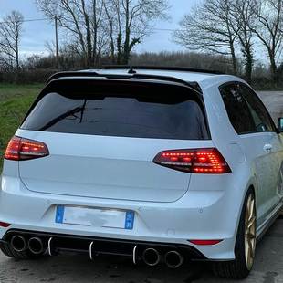 适用于高尔夫7/7.5专用奥丁格尾翼二代RLINE改装免拆侧翼装免打孔