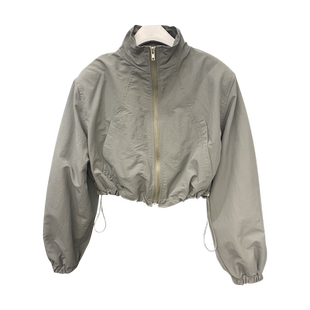 小众设计感立领防晒衣女夏季薄款抽绳拉链开衫长袖短款运动外套潮