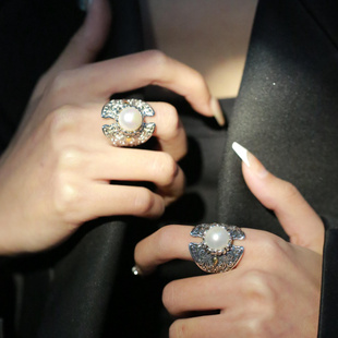 镀925银「万物起源」设计复古风戒指浮雕唐草纹盾牌戒指小众