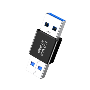 分创者母头USB3.0双头接口公母转换器公头延长数据线公转母笔记本电脑手机充电线转接头车载usb母对母口连接d