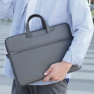 笔记本电脑包男女高级感14寸大容量手提单肩适用苹果macbook13.3联想小新pro华为15.6商务通勤16防摔收纳袋子