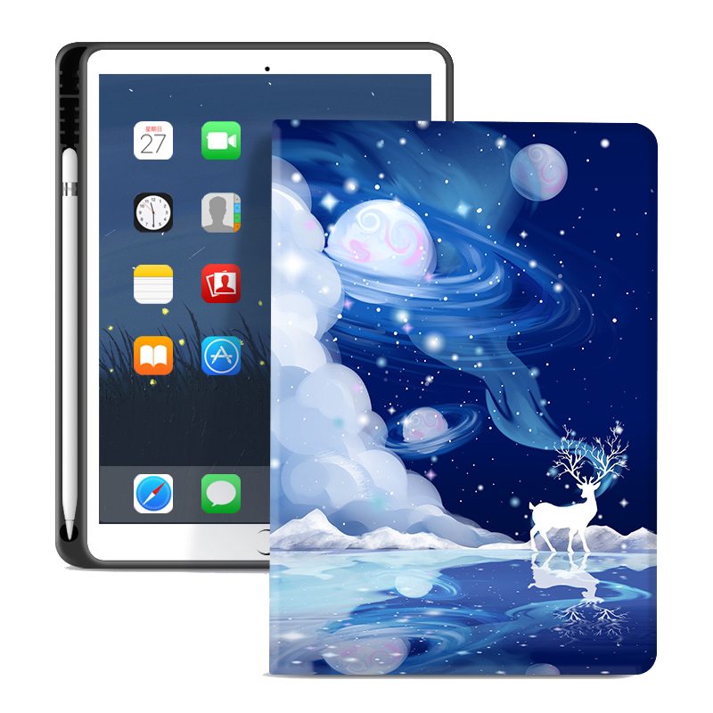 适用ipad平板保护套带笔槽