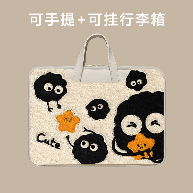 适用华夏方舟学习机T80保护套收纳包11英寸卡通全开合键盘鼠标平板电脑包ai早教机加绒防摔防震便携手提袋子