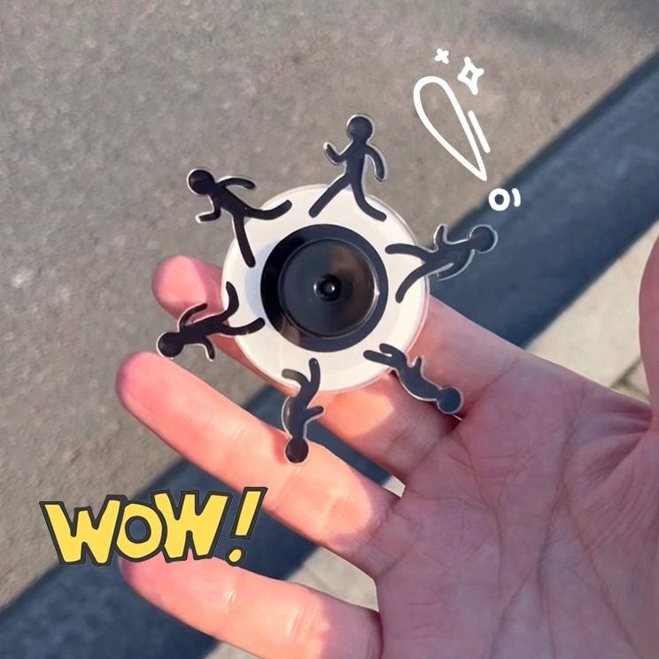 指尖陀螺玩具奔跑小火人解压黑科技儿童视觉错觉转转创意款火柴人,玩具/童车/益智/积木/模型,陀螺,淘宝优惠券,粉丝福利购,淘宝优惠卷