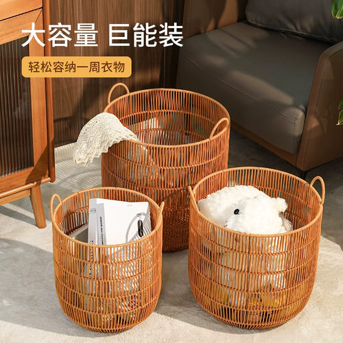 脏衣篓脏衣服收纳筐毛绒玩具收纳篮酒店家用浴室卫生间洗衣脏衣篮