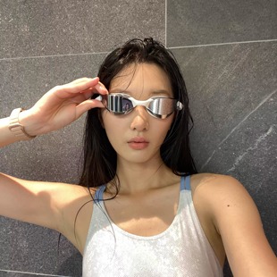 泳镜高清防雾防水女士成人游泳专用男士 青少年硅胶比赛训练电镀镜