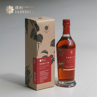 茶枝柑白兰地 璞屿Jadehill 结婚喜宴伴手礼物500ml 红酒桶 全新