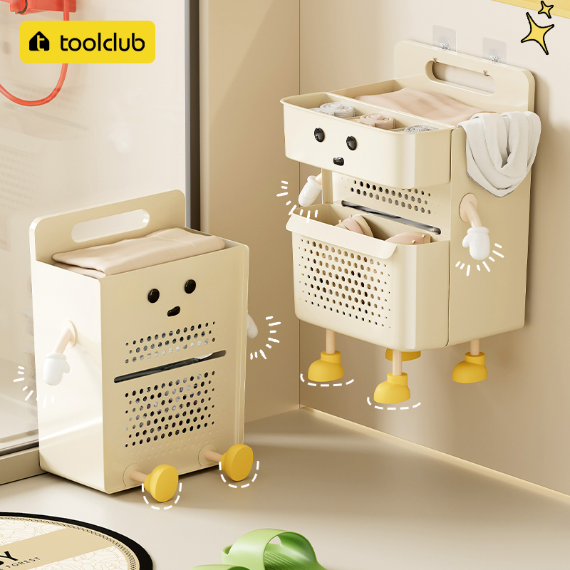 脏衣篮高颜值壁挂脏衣服收纳筐