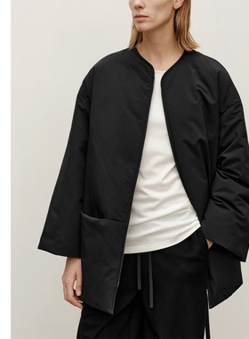 巧珀思｜DJ25002A00F设计师款双向拉链极简宽松立体剪裁鹅绒服