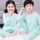 绵绸家居服夏天薄款 母女母子夏季 睡衣一家三口四口家庭套装 亲子装