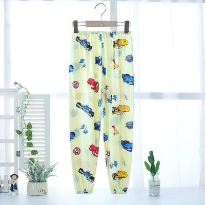 棉绸防蚊裤女童夏季薄款童装婴儿宝宝宽松灯笼裤男儿童冰丝空调裤