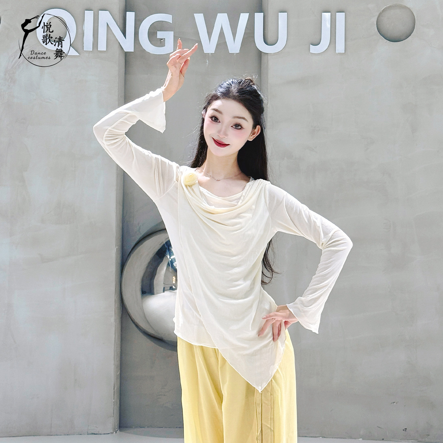 古典舞纱衣仙气飘飘演出服中国舞练功服长袖网纱舞蹈上衣女款新款,运动/瑜伽/健身/球迷用品,古典舞服,淘宝优惠券,粉丝福利购,淘宝优惠卷